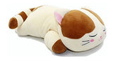 Almohada para abrazar grande de peluche, gatito