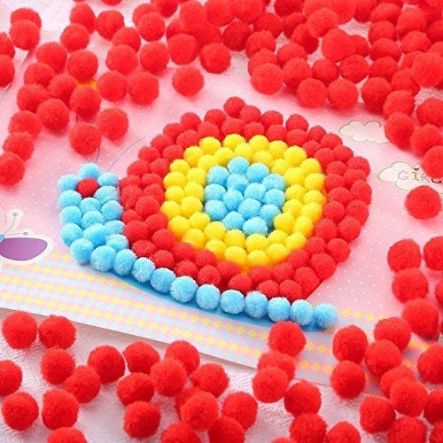 Pompones Blulu Para Manualidades Y Suministros