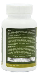 Jarrow Formulas Citrus Bergamot, 500 Mg, 60 Cápsulas