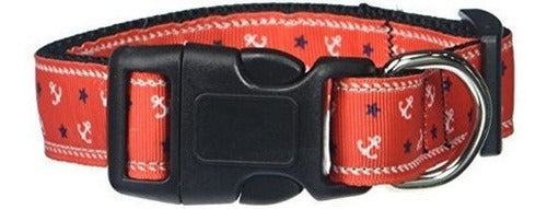 collar  para mascotas Anclas Nylon Ribbon