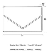 Funda para tarjetas de crédito, tarjetero para damas