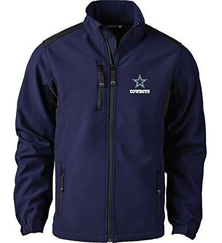 Chaqueta Softshell Nfl Dallas Cowboys Para Hombre Mediana