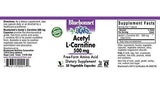 Bluebonnet Acetil L-carnitina 500 Mg Cápsulas De Vitamina