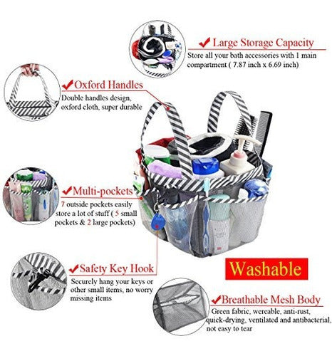 Bolso De Mano Para Ducha Compartimento Portátil Para El