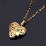 Collar chapado en oro de 18 quilates, con imagen personaliza