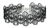 Eigso 8pcs Tatuaje gótico Encaje Gargantilla Collares Set