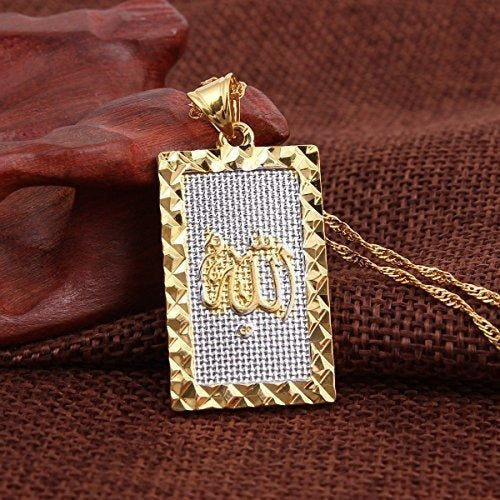 Colgante de Gargantilla de Platino 24k