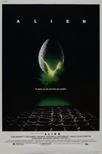 Póster de película alienígena 11 x 17