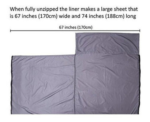 Forro Para Sacos De Dormir Y Sábanas Para Acampar
