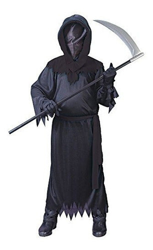 Disfraz De Fantasma Sin Rostro Negro De Big Boys  L