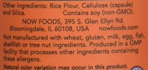 Now Foods Mk-7 Vitamina K-2100 Mcg Cápsulas Vegetales, 60