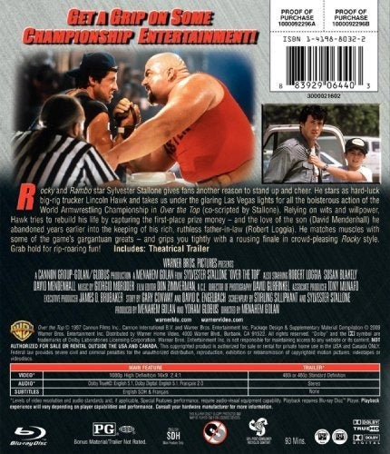 Over The Top [blu-ray]