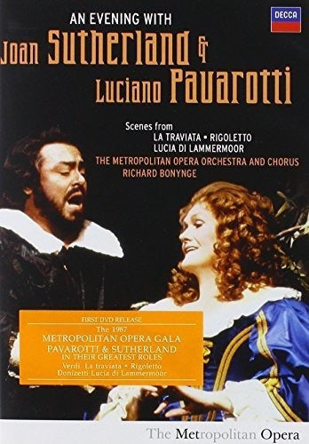 DVD de Una noche con Joan Sutherland y Luciano Pavarotti
