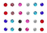 Spiritlele Juego De Aretes De Cristal De 12 Pares De Colores