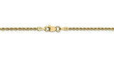 Roy Rose Jewelry Oro Amarillo De 14k 2mm Pulsera De