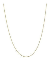 Collar Enlace Singapur Carats De Hielo 14k Oro Amarillo 1mm