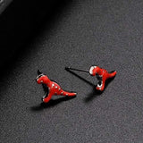 Lux Accesorios Aretes de Dinosaurio Jurásico