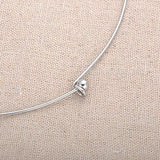 Collar De Gargantilla De Alambre De Acero Inoxidable