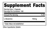Nutricost L-glutamina 750mg; 180 Cápsulas