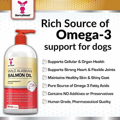 Aceite De Salmón Salvaje De Alaska Para Perros Gatos