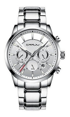 Crrju Elegant Business Date Relojes Para Hombres, Cronógrafo