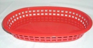 Cesta grande para servir Ovalada