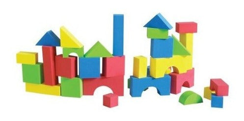 Juguetes de Construcción Bloques para Apilar 80 Piezas