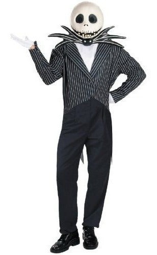 Disfraz De Halloween Adulto De Jack Skellington, XL