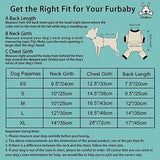 Cutebone Pijamas para perros Rocket Ropa para perros