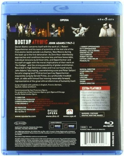 John Adams: Doctor Atomic [blu-ray]