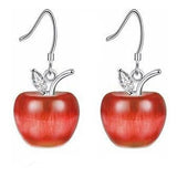 zarcillos De Piedra Roja Para mujer
