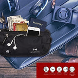 Cinturón de dinero con bloqueo RFID y 7 fundas