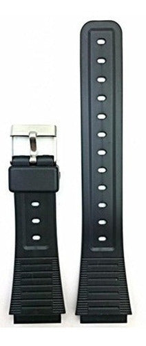 Banda De Reloj De Goma Negra