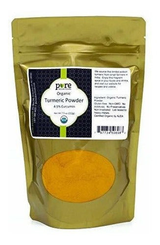 Espuma De Cúrcuma Orgánica 7.5 Oz -