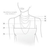 Collar con colgante de trébol de cuatro hojas de cristal