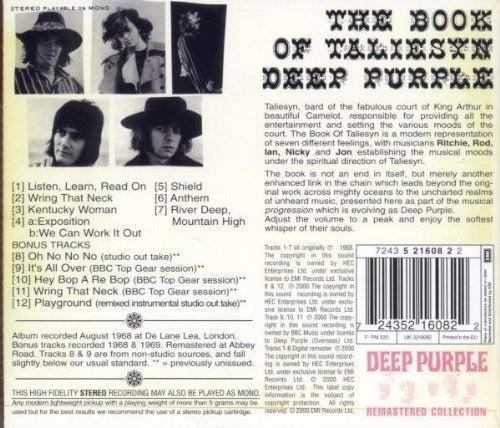 El Libro De Taliesyn - Deep Purple