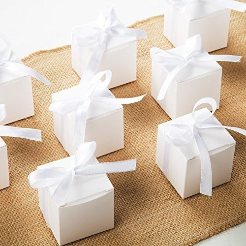 caja Gift Candy Box A Granel 2x2x2 Pulgadas Con Blanco