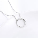 Collar de plata esterlina