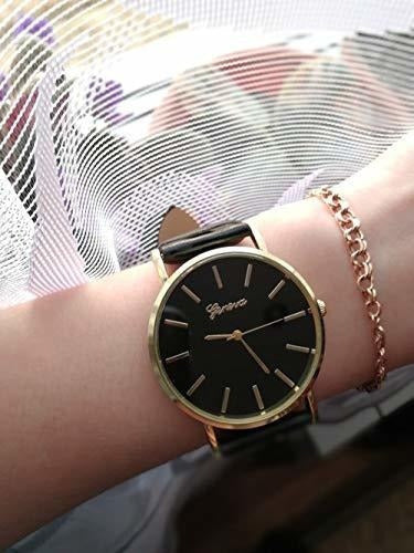 Yunanwa 10 Pack Mujeres Hombres Relojes De Platino Unisex