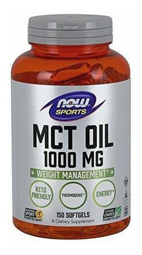 Ahora Sports Mct Oil 1,000 Mg, 150 Cápsulas Blandas