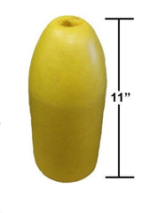 Kufa 400 'cuerda Con Plomo Y 11' 'combo Flotador Amarillo