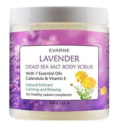 Exfoliante Corporal Evarne Lavanda Sal del Mar Muerto