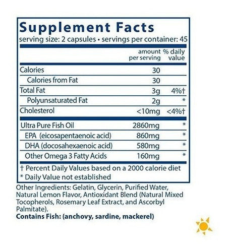 Aceite De Pescado Ultra Puro 800