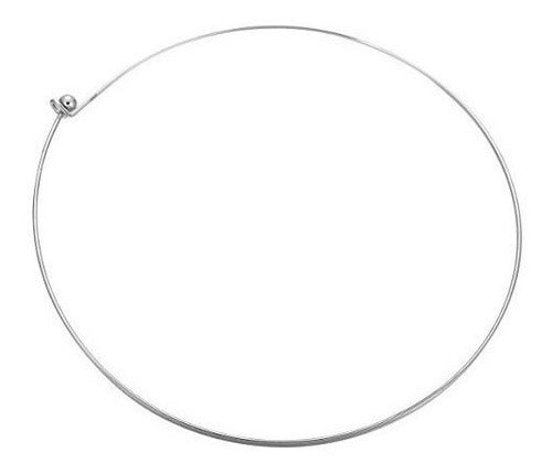 Collar De Gargantilla De Alambre De Acero Inoxidable