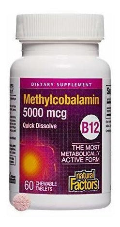 Vitamina B12 metilcobalamina 5000 mcg