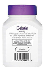Gelatina 600 Mg, 100 Cápsulas