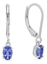 Aretes Genuinos De Tanga Con Espalda De Palanca En Plata