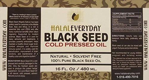 Aceite De Semilla Negra Pura de 16 Onzas