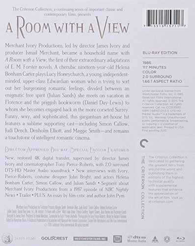 Una Habitación Con Vista [blu-ray]