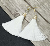 Loyallook - 4 pares de pendientes de borla para mujer
